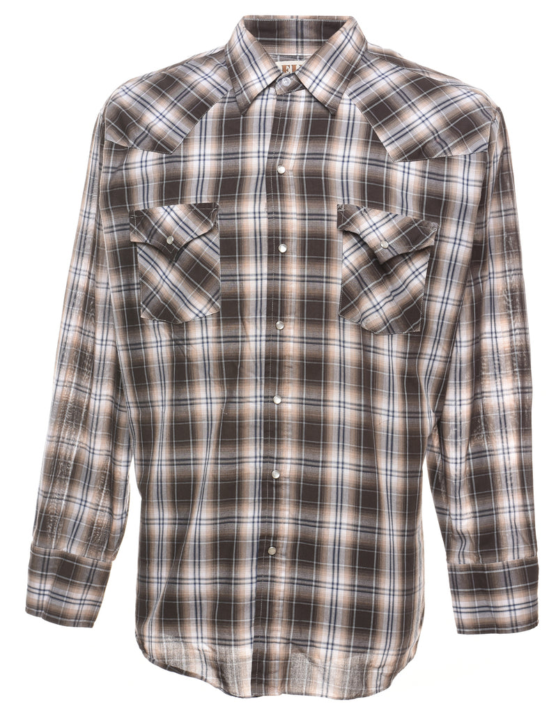 Checked Western Shirt - XL