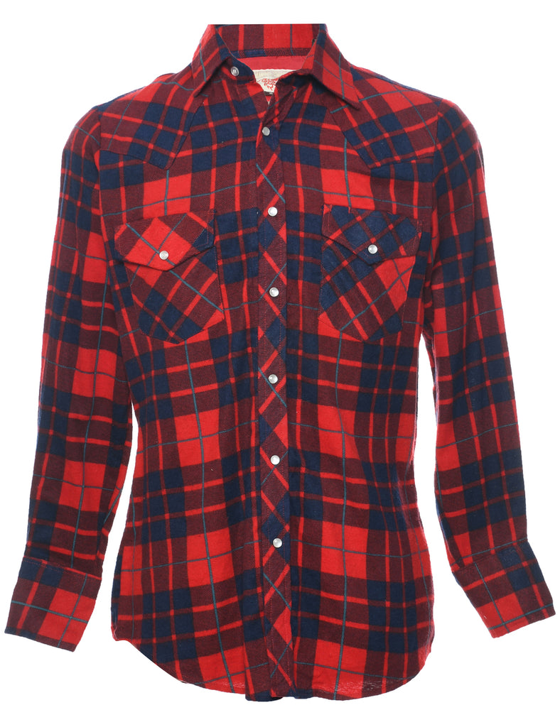 Checked Western Shirt - S