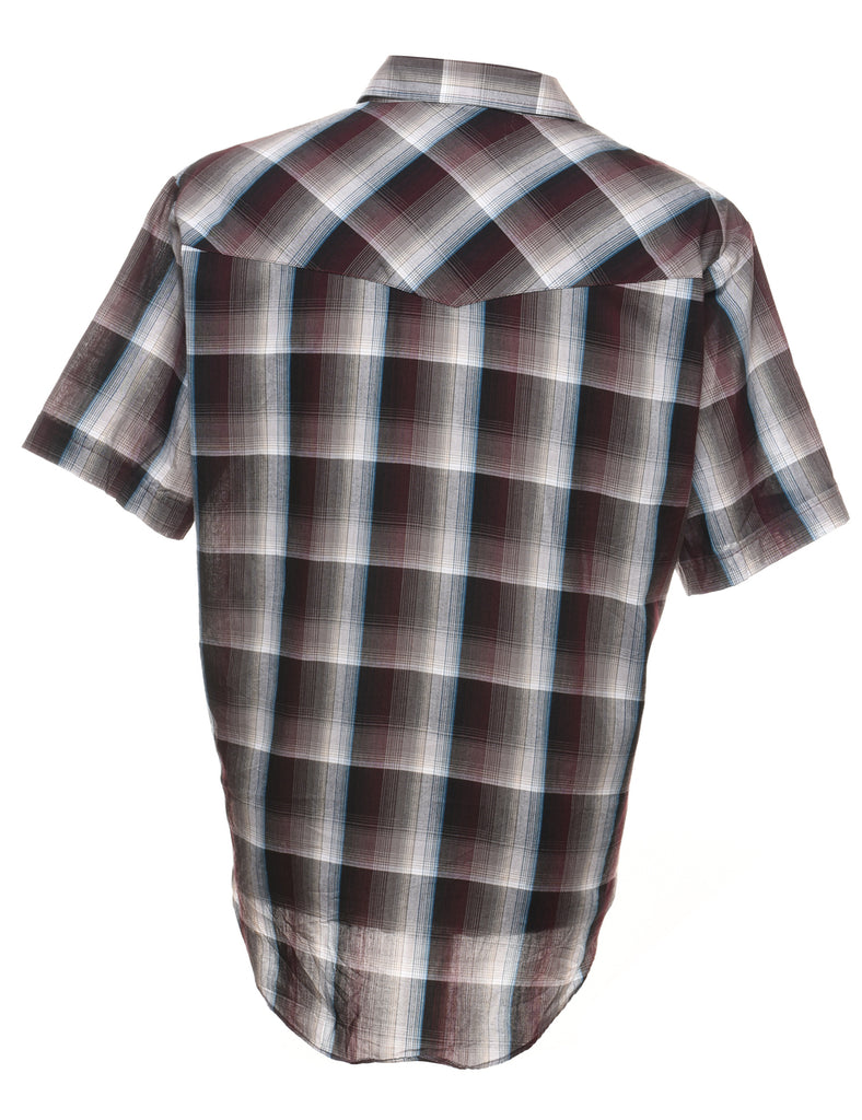 Checked Western Shirt - L