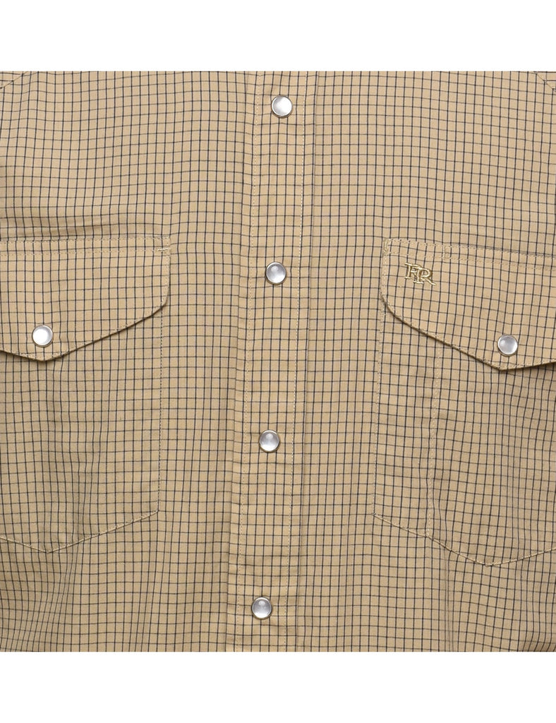 Checked Western Shirt - L