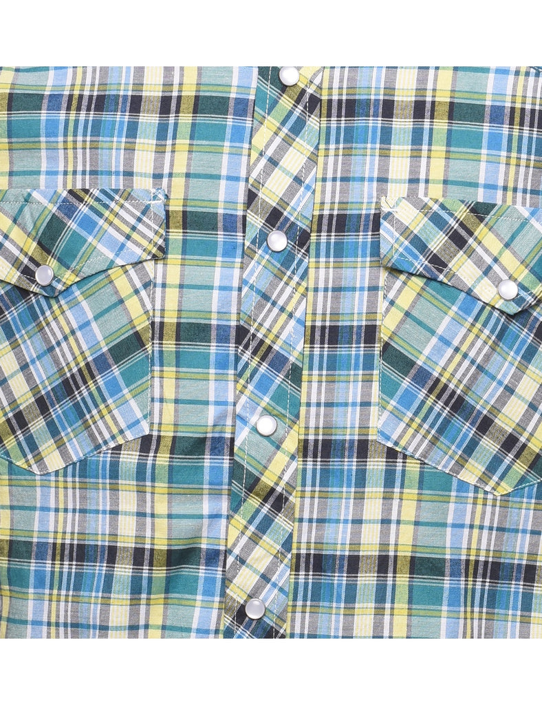 Checked Western Shirt - L