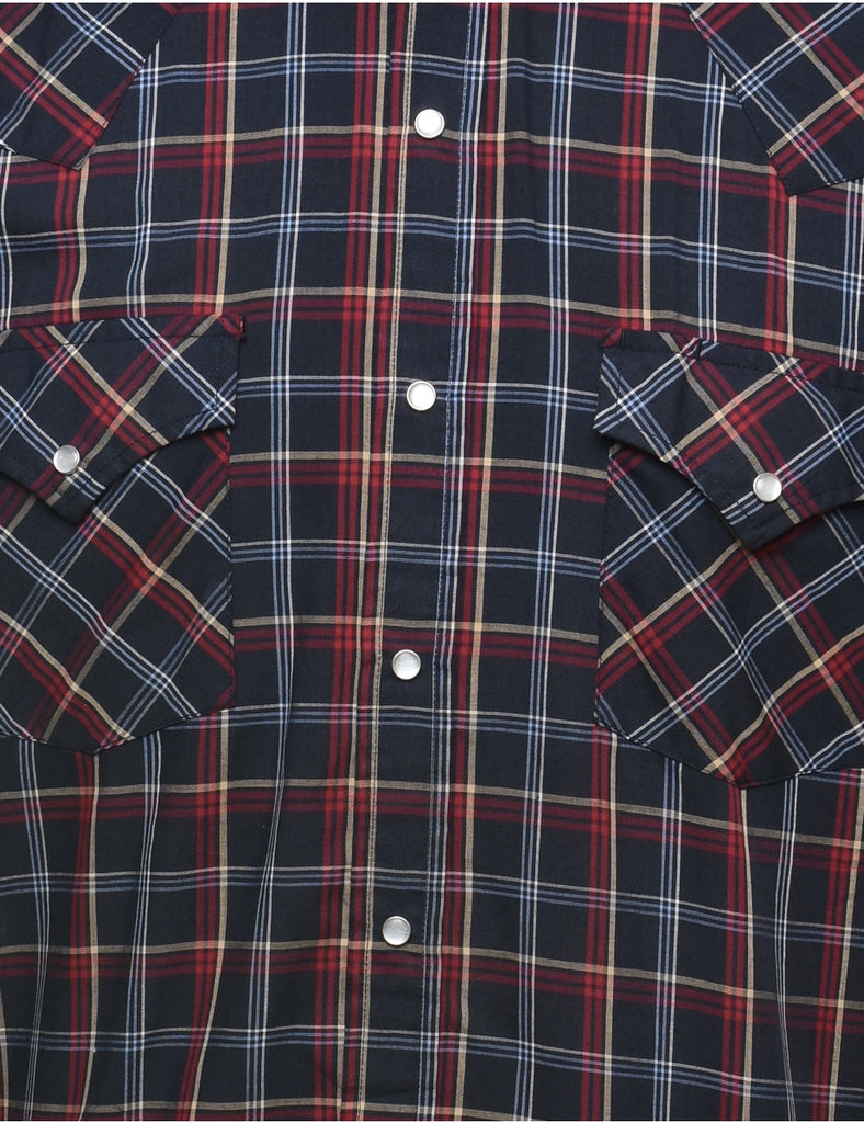 Checked Western Shirt - L