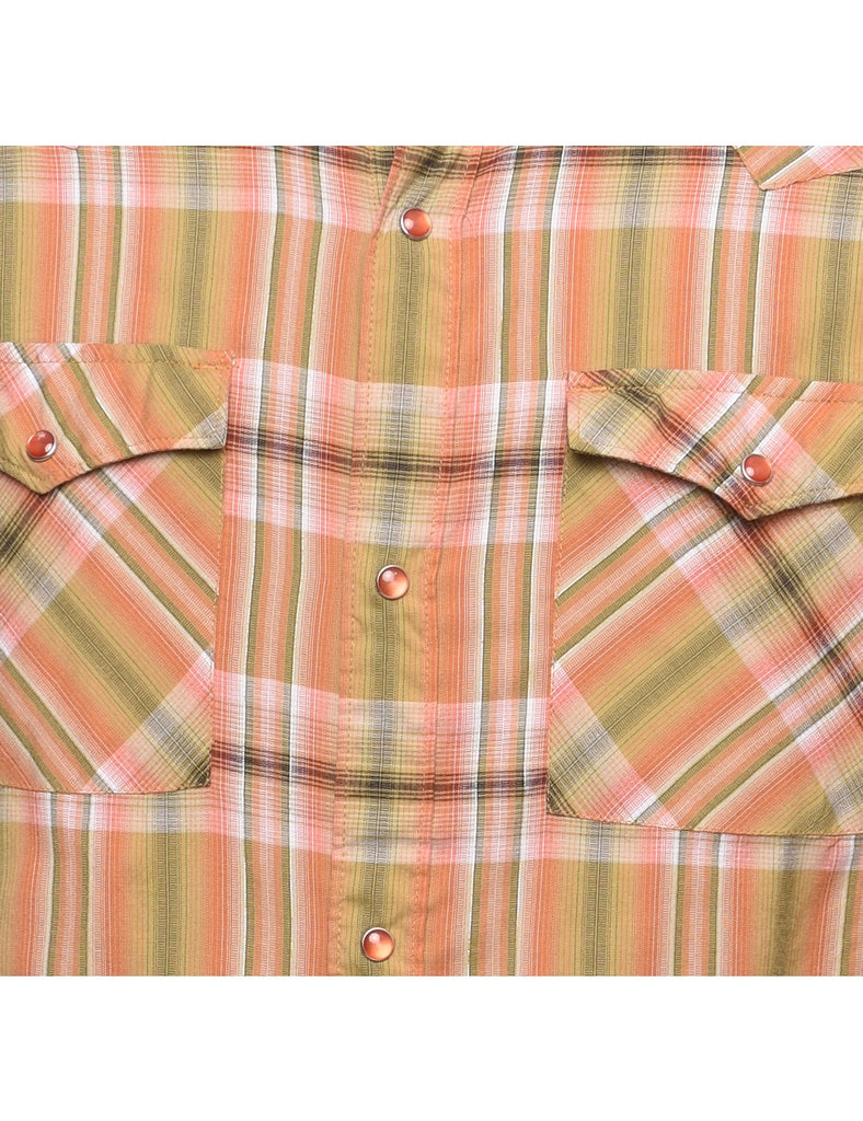 Checked Western Shirt - M