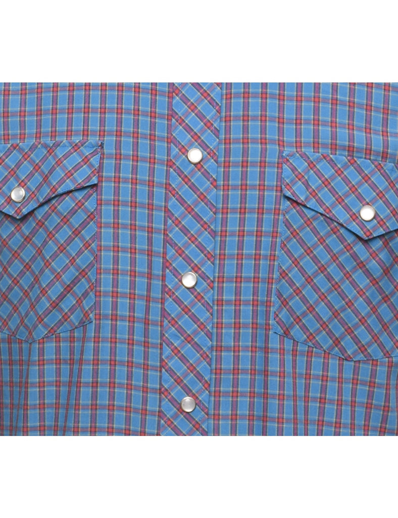 Checked Western Shirt - L