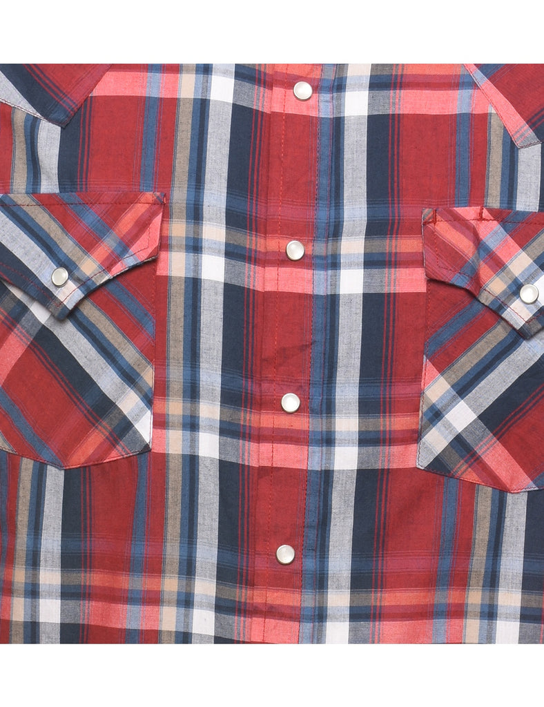 Checked Western Shirt - L