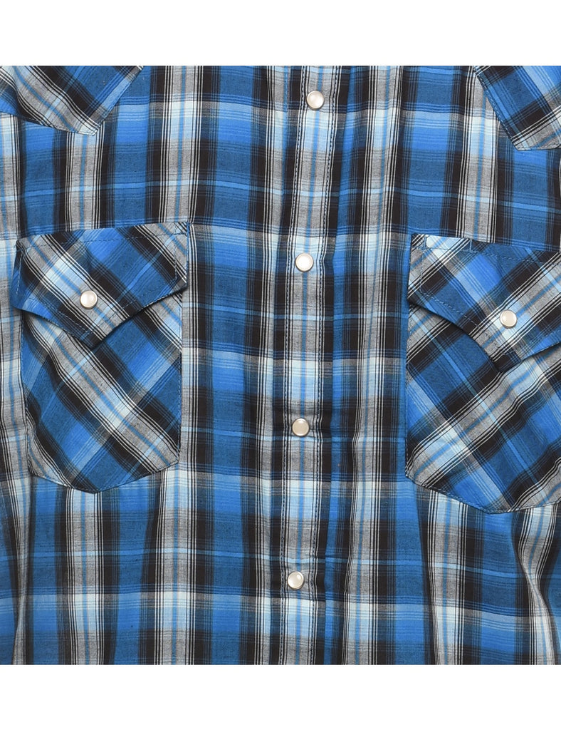 Checked Western Shirt - L