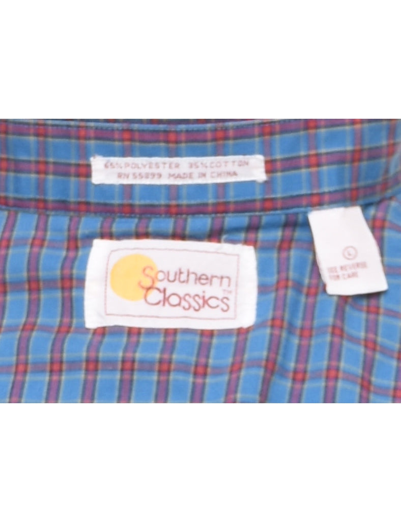 Checked Western Shirt - L