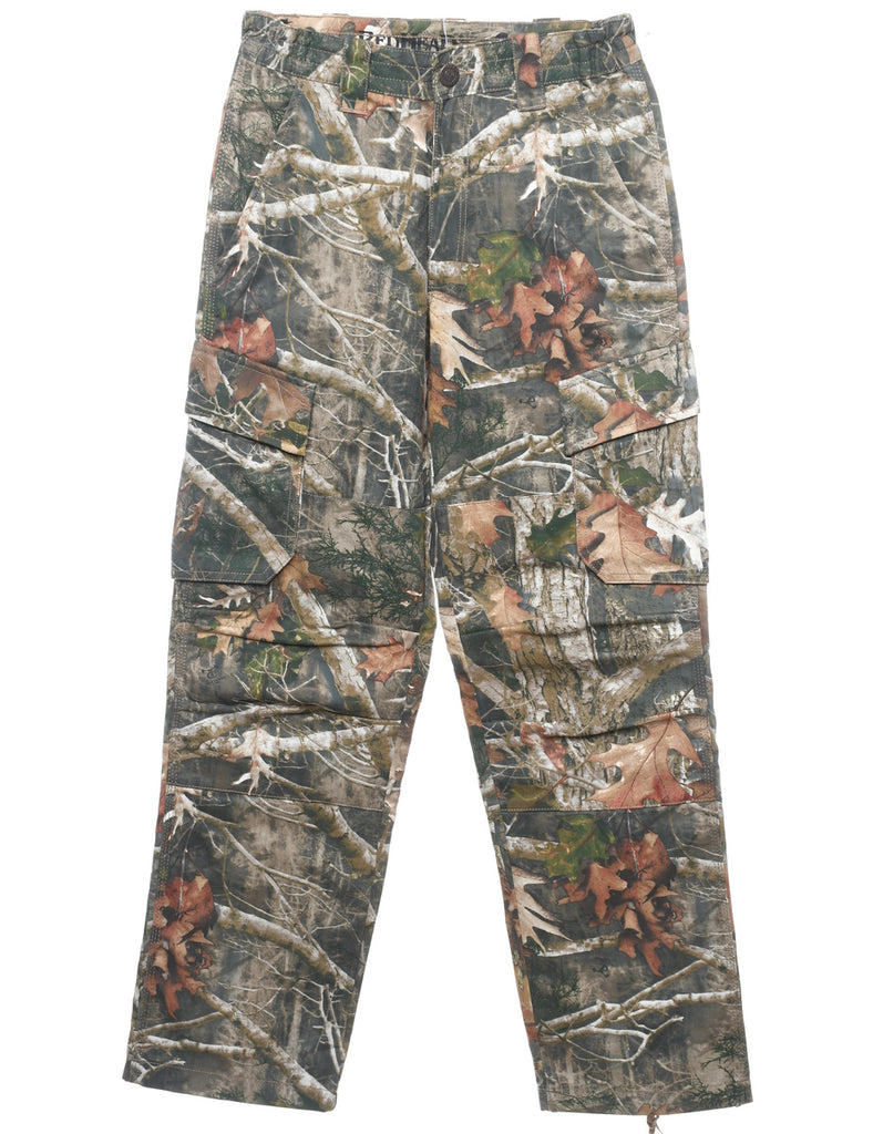 Classic Camouflage Print Cargo Trousers - W26 L32