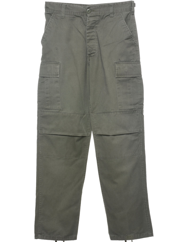 Classic Green Cargo Trousers - W30 L31