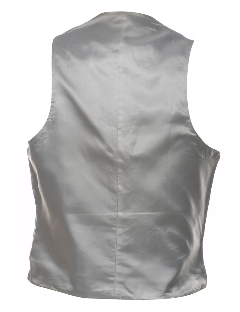 Classic Grey & Gold Waistcoat - M