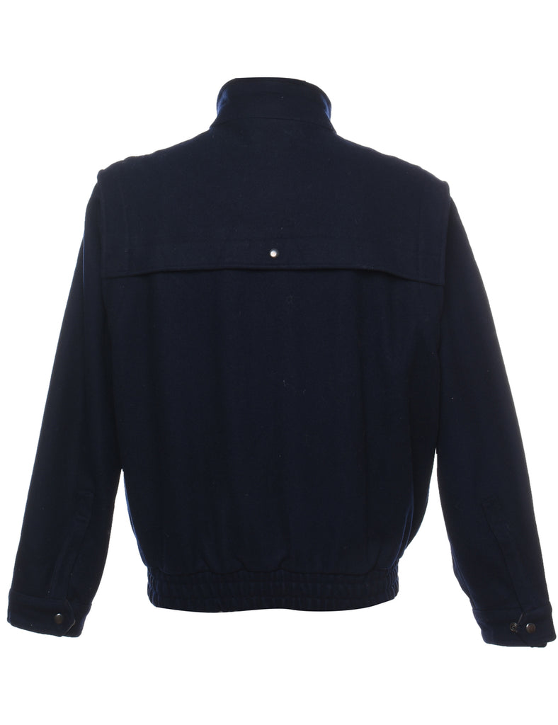 Club International Navy Zip-Front Classic Jacket - L