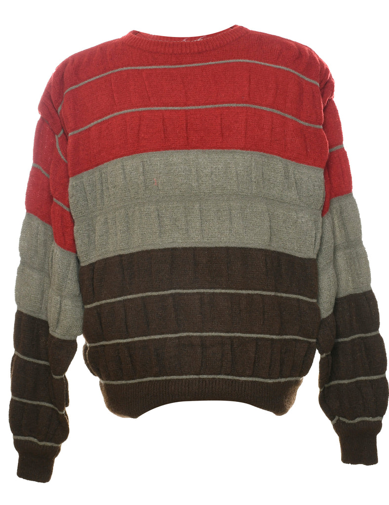 Colour Block Jumper - M