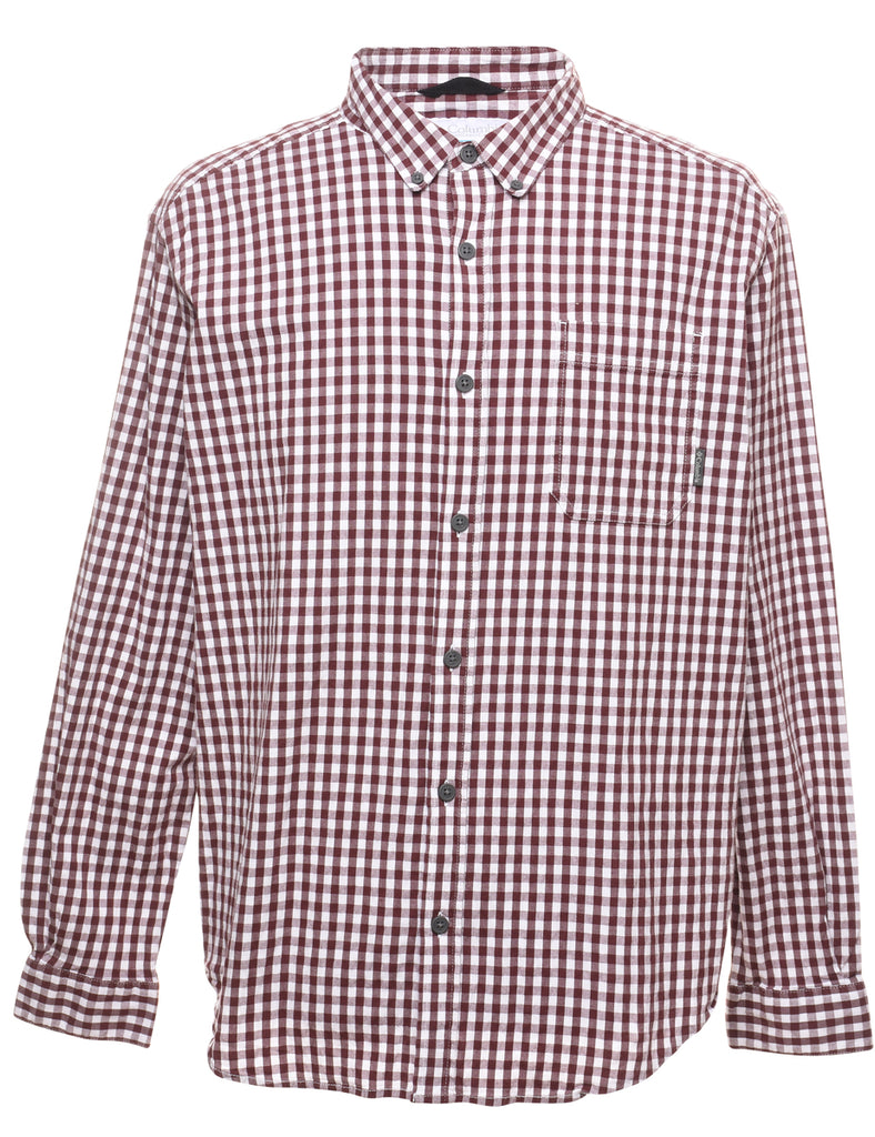 Columbia Checked Shirt - L