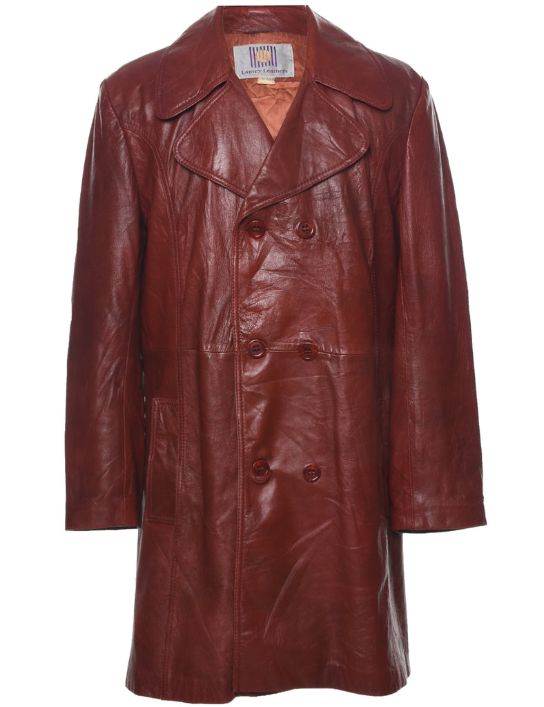 Copper Leather Jacket - XL