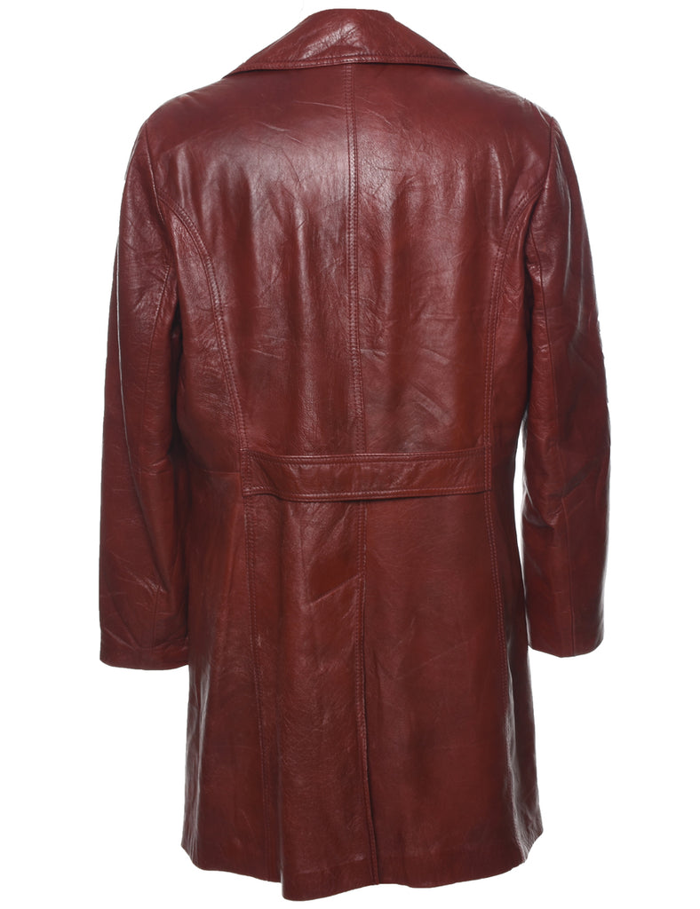 Copper Leather Jacket - XL