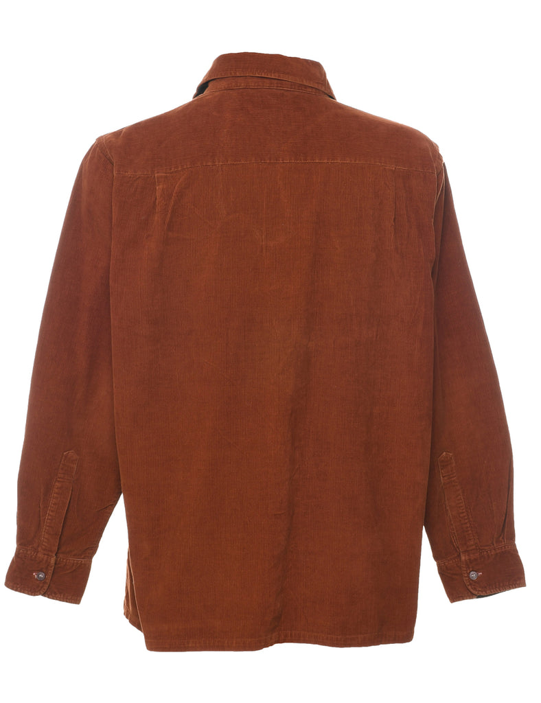 Coral Corduroy Shirt - L