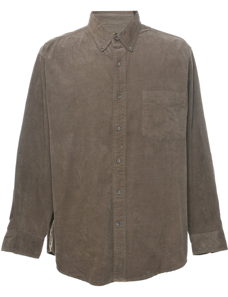 Corduroy Beige Shirt - XL