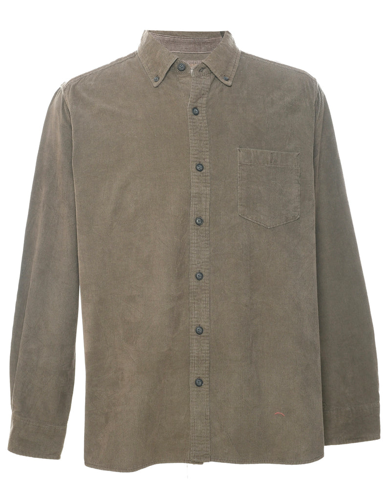 Corduroy Beige Shirt - L