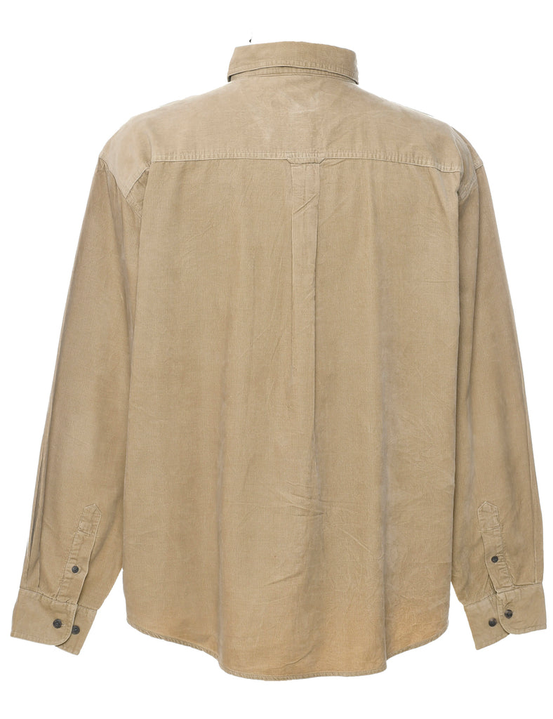 Corduroy Beige Shirt - XL