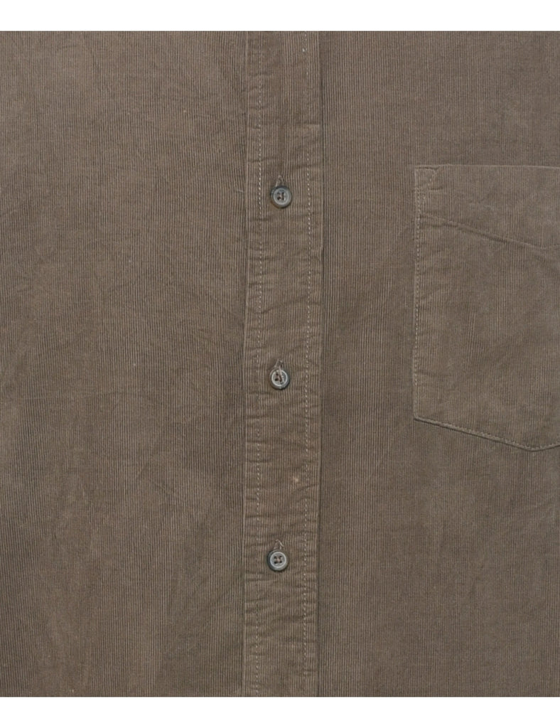 Corduroy Beige Shirt - XL