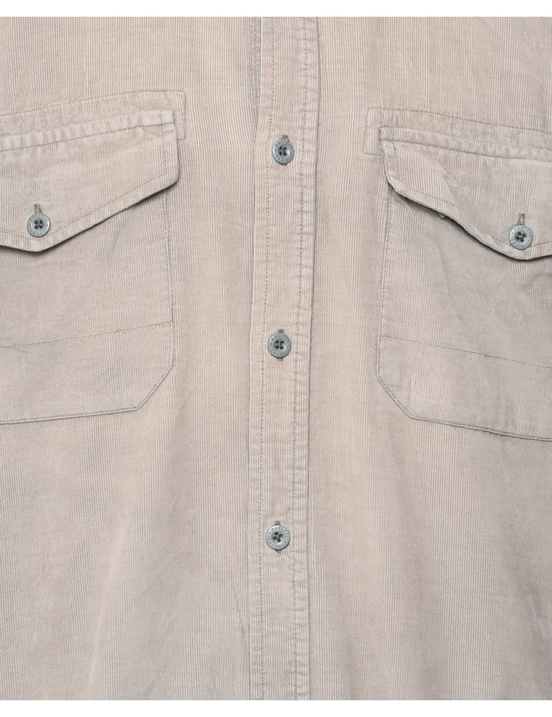 Corduroy Beige Shirt - M