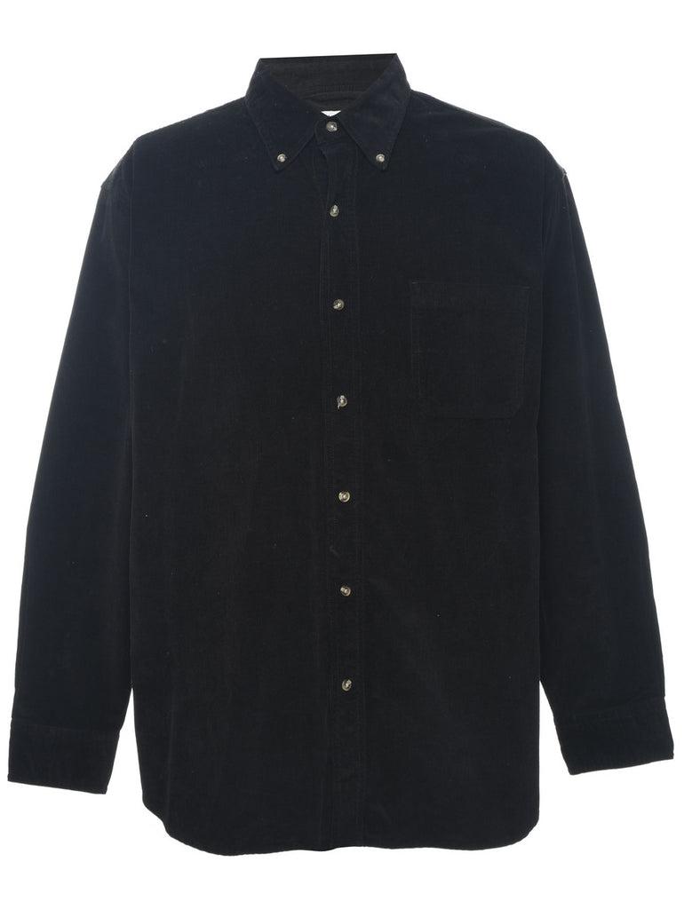 Corduroy Black Shirt - XL