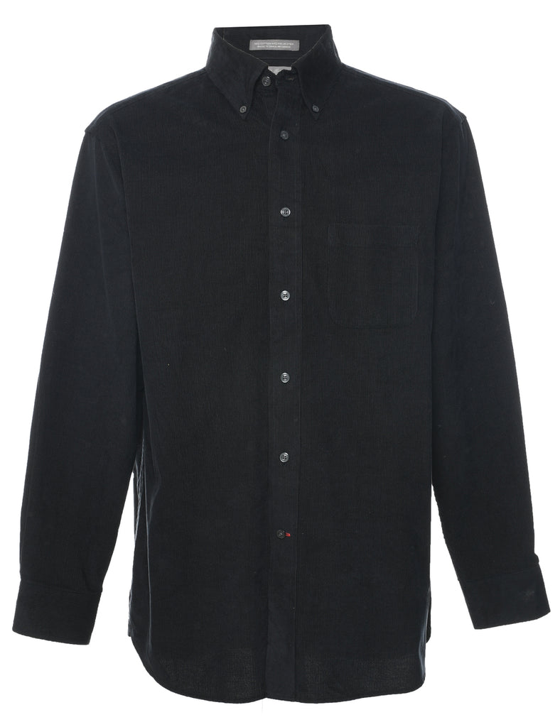 Corduroy Black Shirt - M