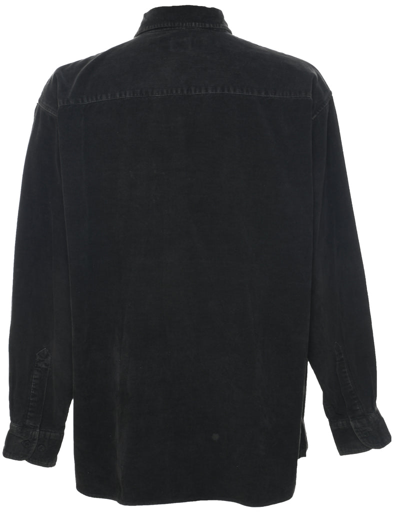 Corduroy Black Shirt - L