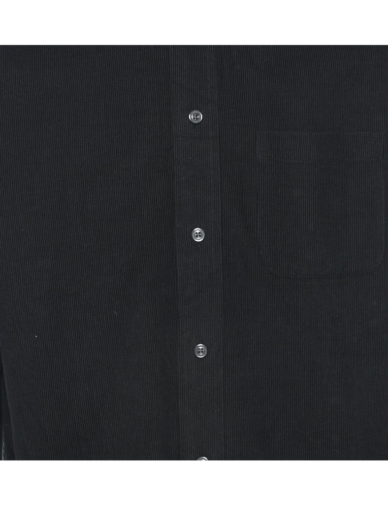 Corduroy Black Shirt - M