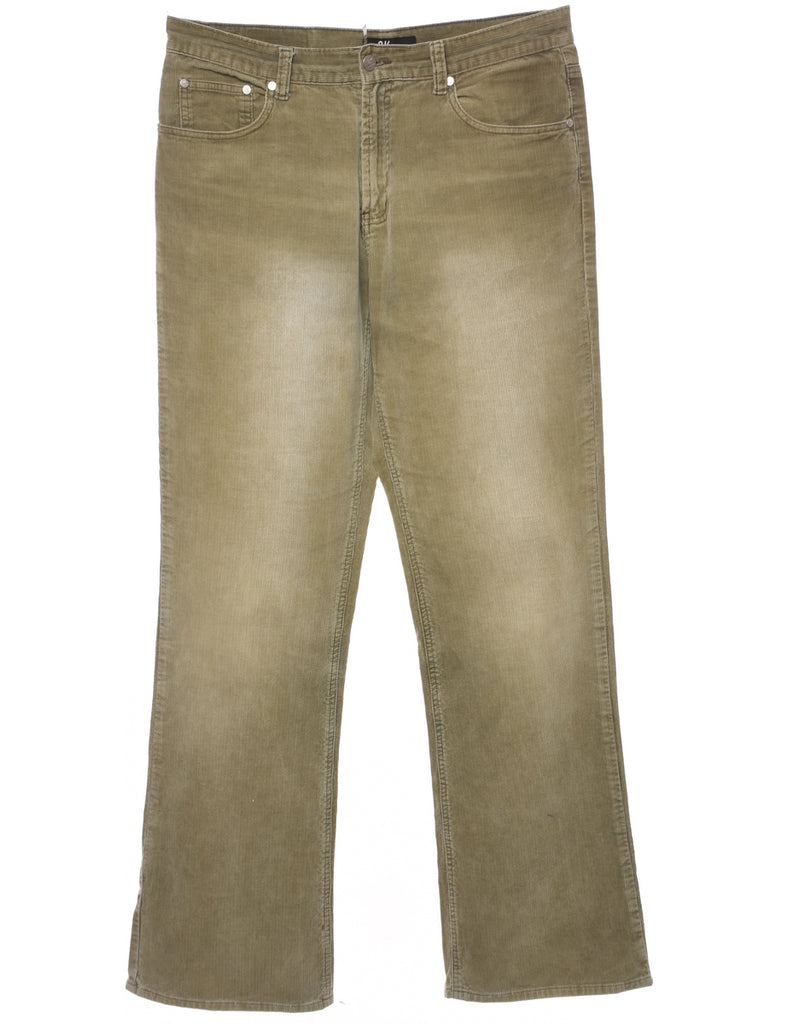 Corduroy Boot Cut Shape Trousers - W34 L33