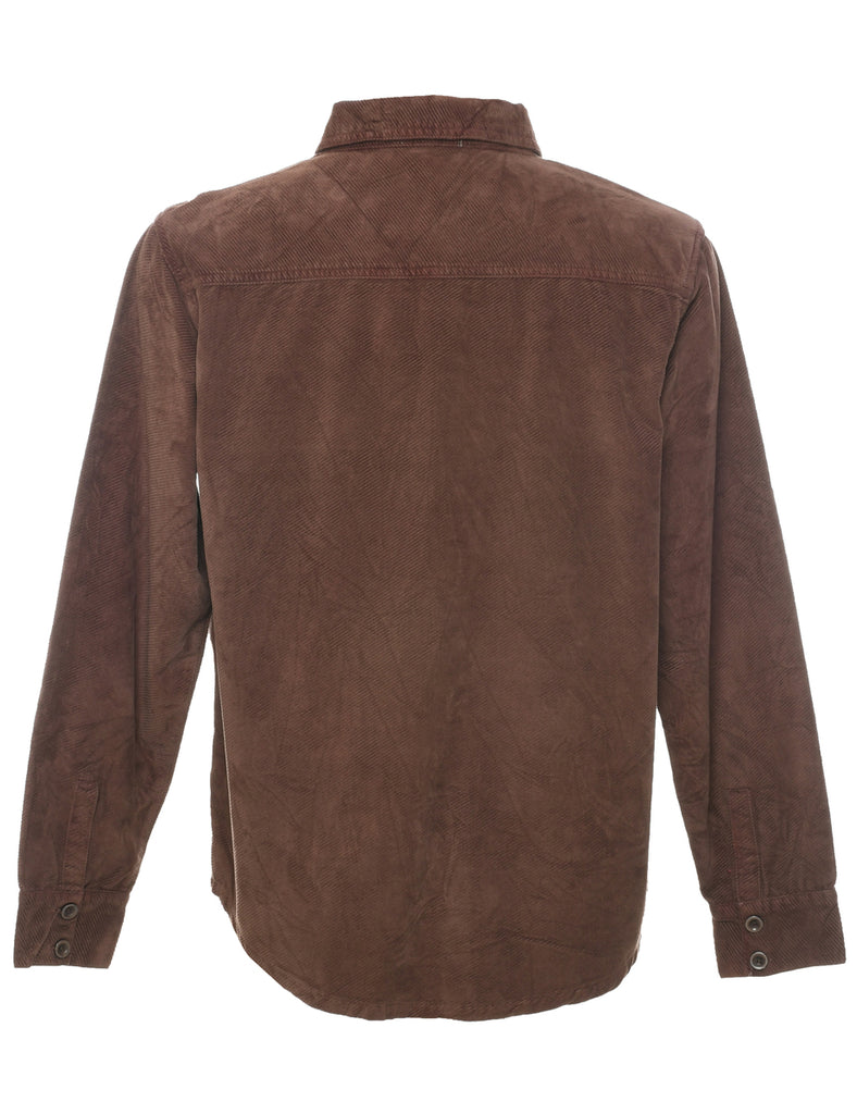 Corduroy Brown Shirt - M