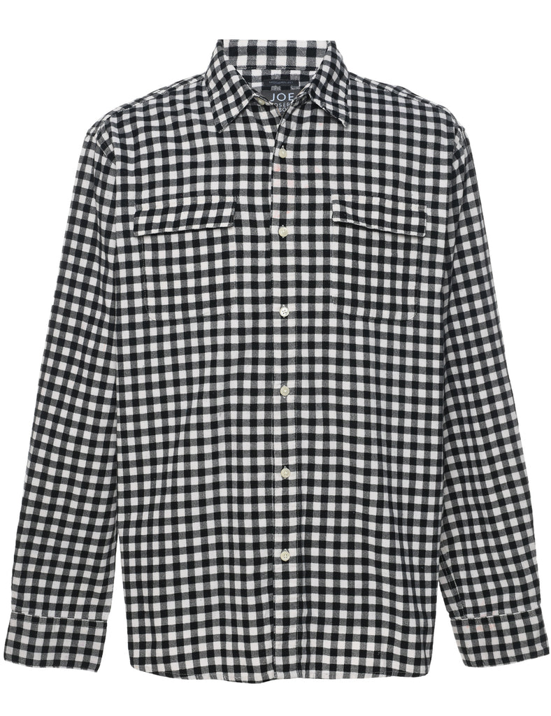 Corduroy Checked Shirt - L