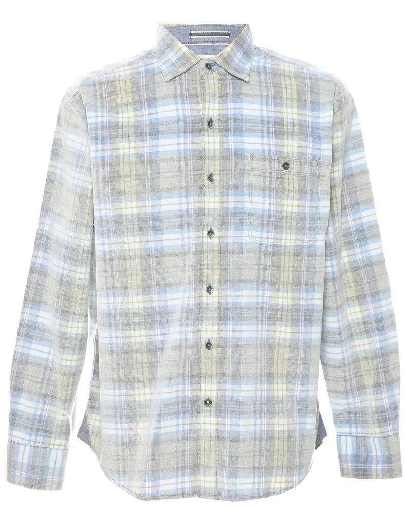 Corduroy Checked Shirt - M