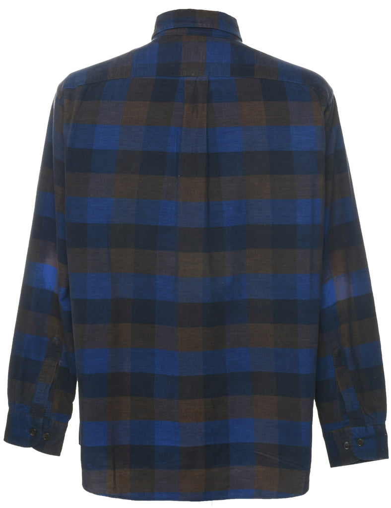 Corduroy Checked Shirt - M