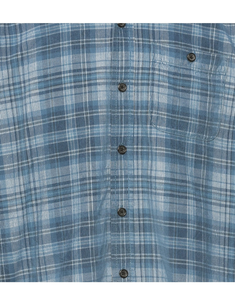 Corduroy Checked Shirt - M