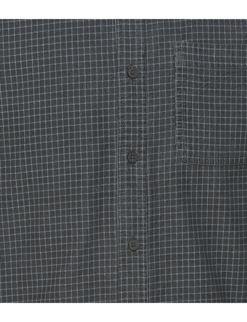 Corduroy Checked Shirt - M