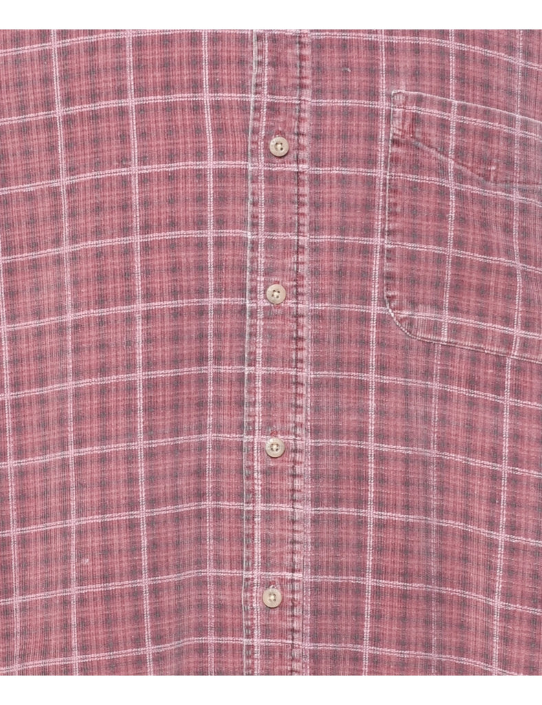 Corduroy Checked Shirt - XL