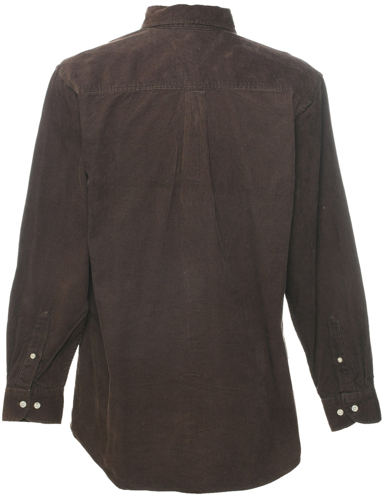 Corduroy Dark Brown Shirt - M