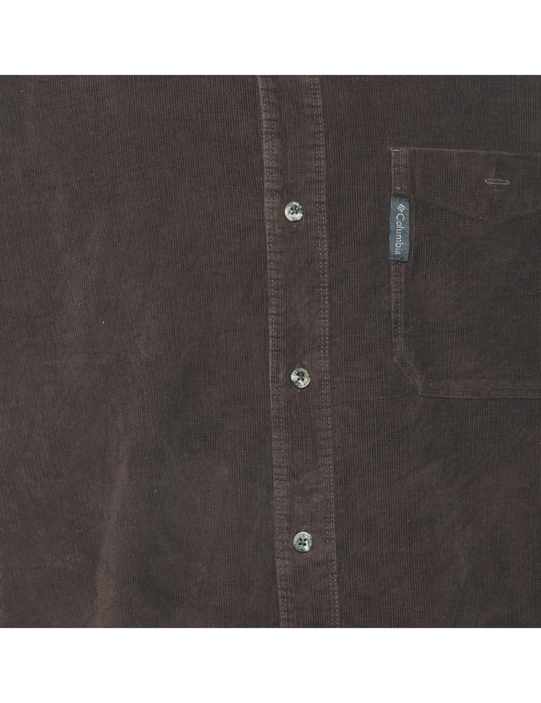 Corduroy Dark Brown Shirt - L