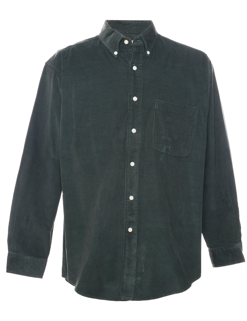 Corduroy Dark Green Shirt - M