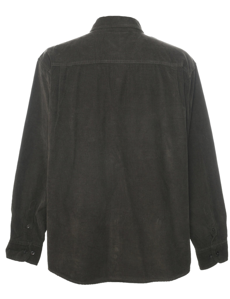 Corduroy Dark Green Shirt - L