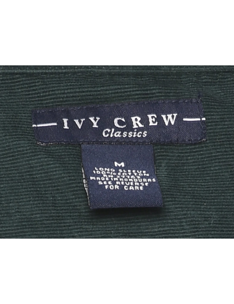 Corduroy Dark Green Shirt - M