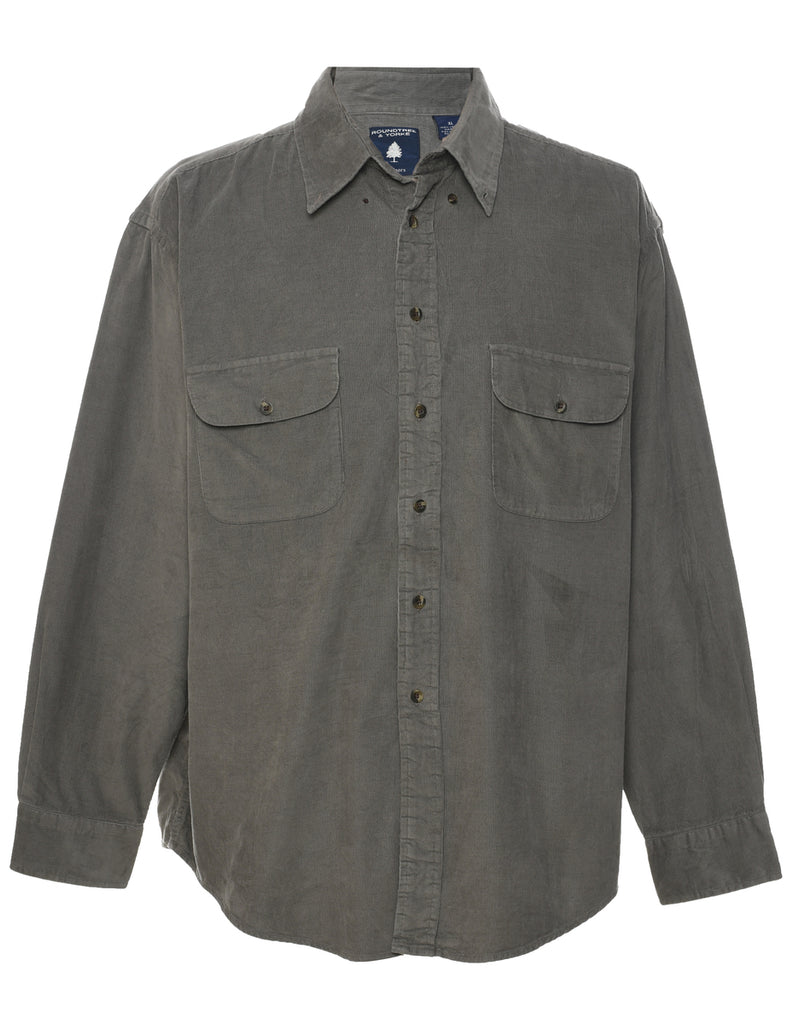 Corduroy Grey Shirt - XL