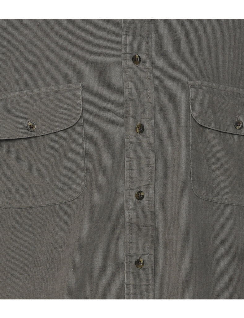 Corduroy Grey Shirt - XL