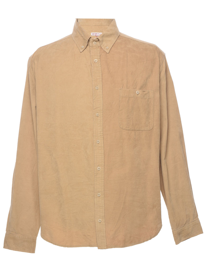 Corduroy Light Brown Shirt - XL