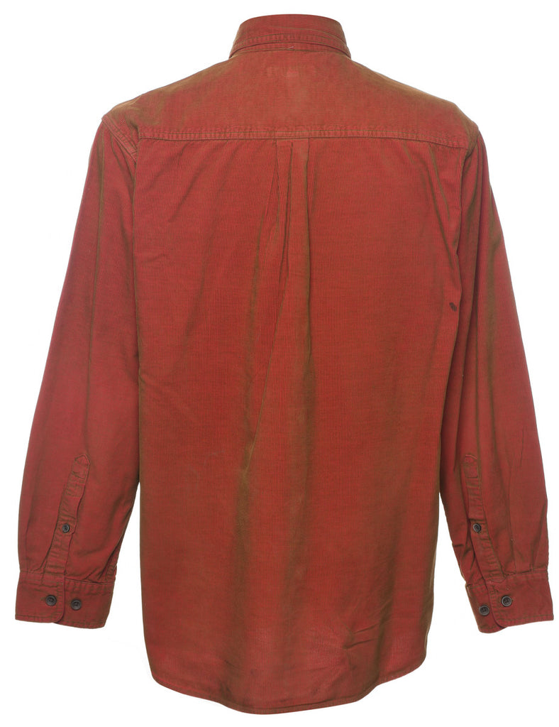 Corduroy Maroon Shirt - M