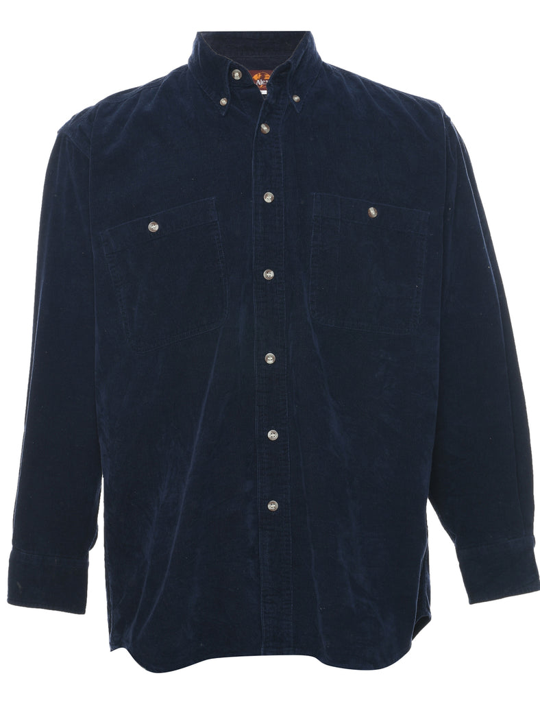 Corduroy Navy Shirt - S