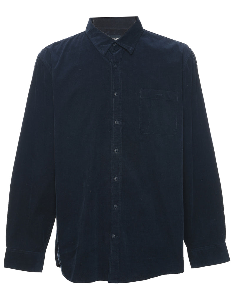 Corduroy Navy Shirt - XL