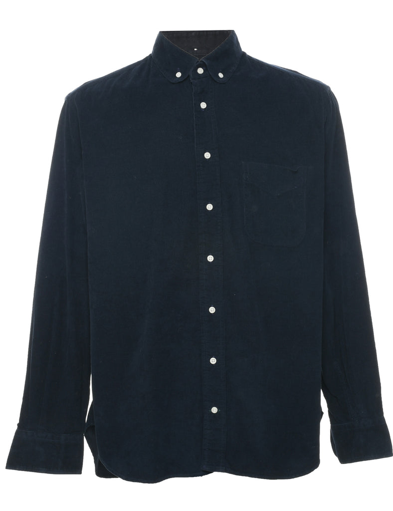 Corduroy Navy Shirt - L