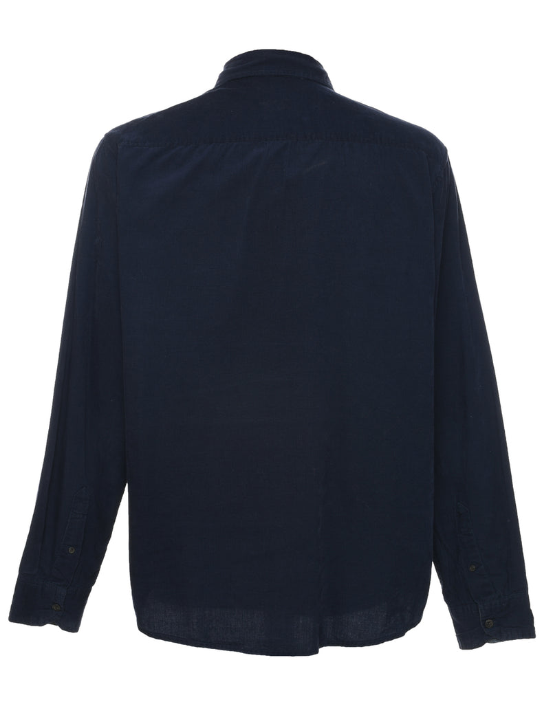 Corduroy Navy Shirt - L